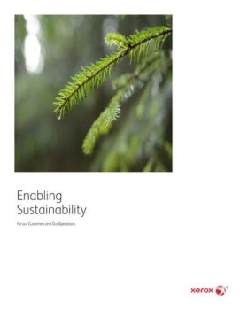 Enabling Sustainability, recycle, go green, print releaf, Xerox, Environment, Quality Business & Top Business Solutions