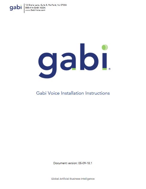 installation instructions, Xerox, Gabi Voice, Siri, innovation, apps, Quality Business & Top Business Solutions