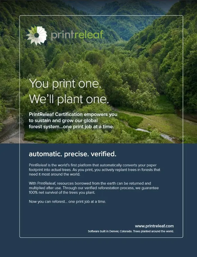 Full Brochure Cover, PrintReleaf, Quality Business & Top Business Solutions