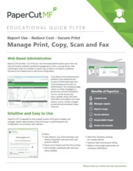 Papercut, Mf, Education Flyer, Quality Business & Top Business Solutions