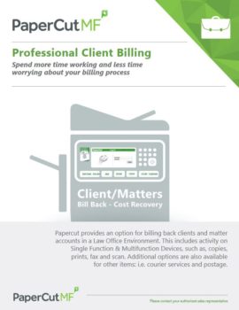 Papercut, Mf, Professional Client Billing, Quality Business & Top Business Solutions